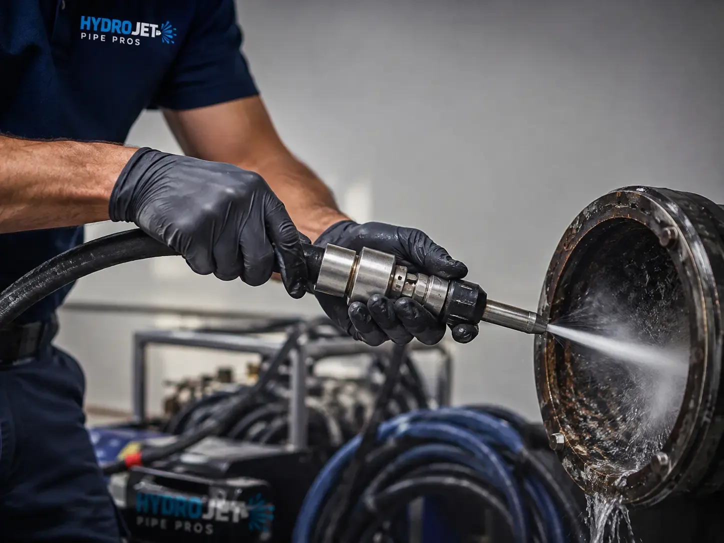 Hydro Jet Pipe Descaling in Blue Lake, CA